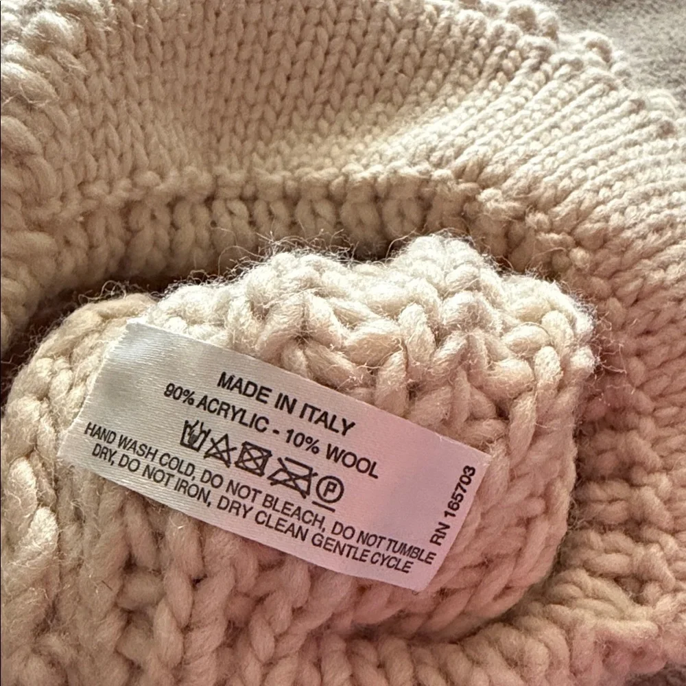 Babo Florence Cozy Knit Kids Cap - Cream